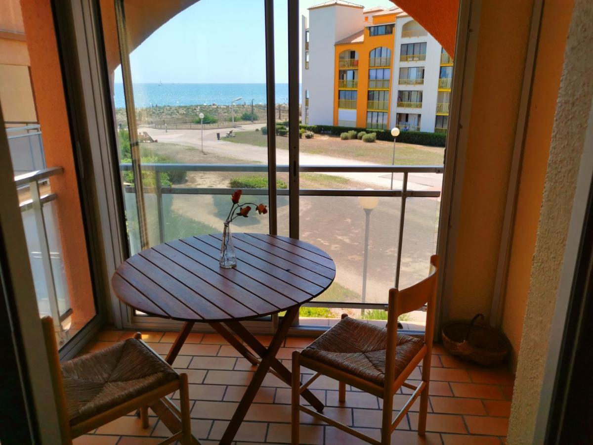 Cap de Mer - Vue sur mer - Une chambre - Une terrasse - Accès direct plage - Commerces à proximités Le Barcarès Exterior foto